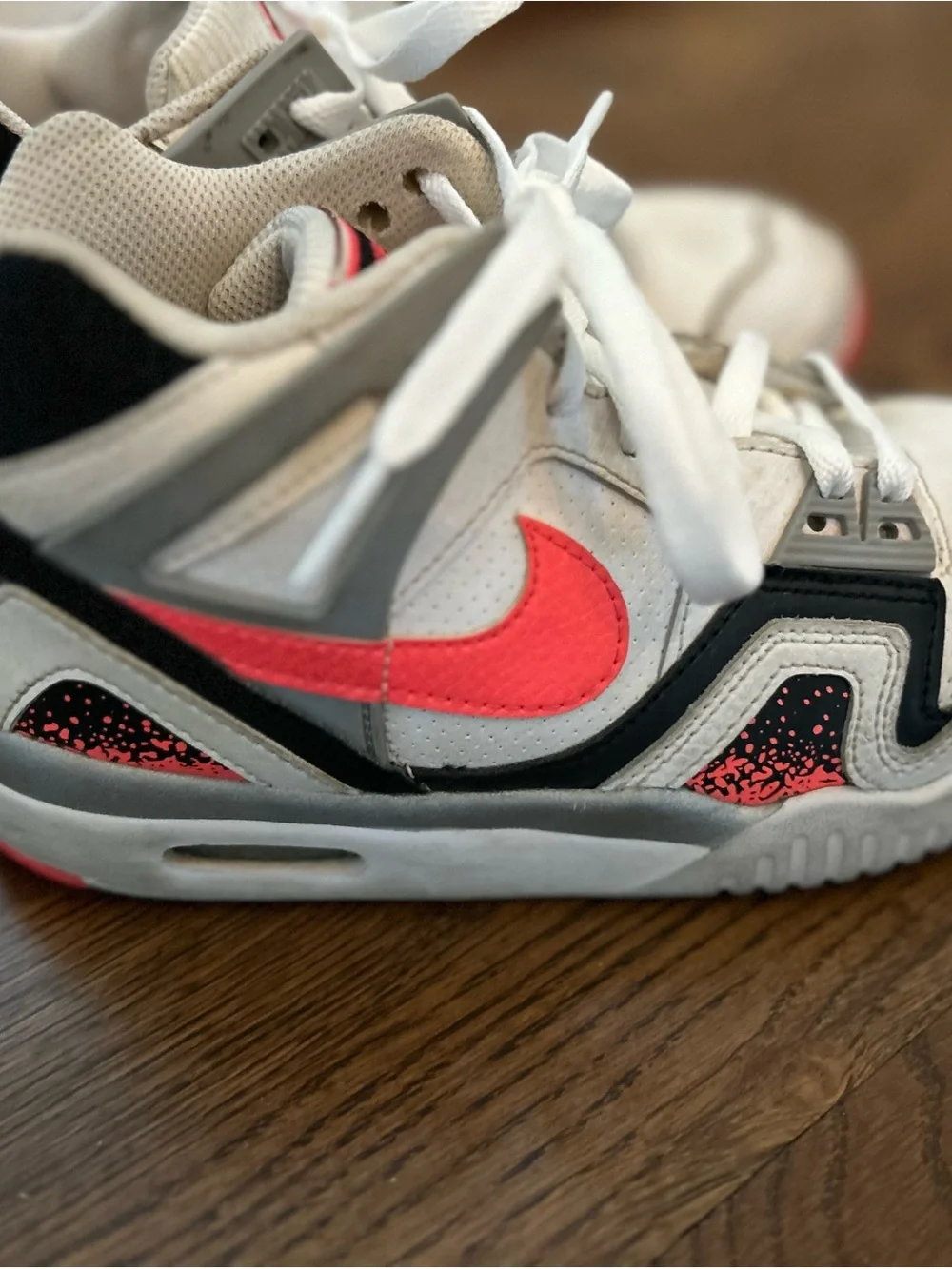 Nike Agassi Air Tech Challenge lava sneaker - size 4Y